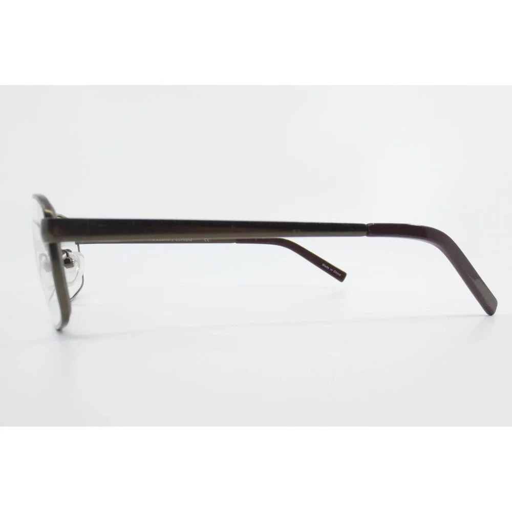 Elements by Europa EL-374 C2 Bronze Rectangular Eyeglasses Frames 57-17-145 Mens